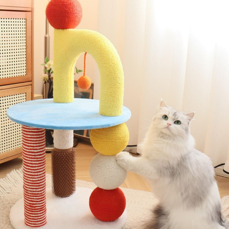 Grattoir pour chat à formes géométriques simples