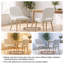 Chaise rembourrée en chenille avec pieds en bois massif-1815868053-1815868054