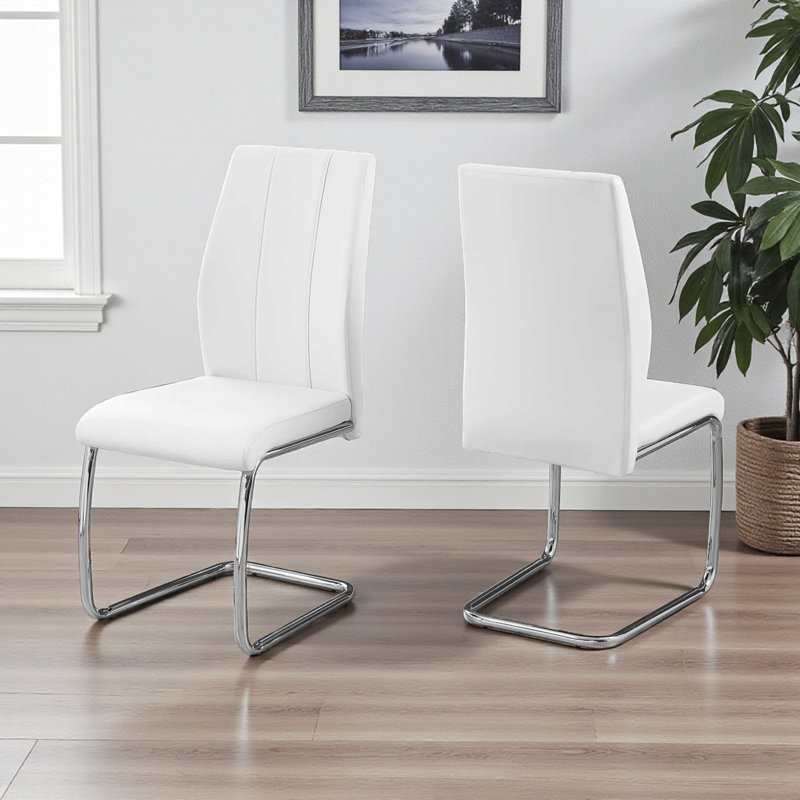 Ensemble de chaises de salle à manger à pieds en métal Nesta, H 38,62 po x l 17,08 po x P 19,99 po