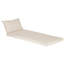 Chaise longue inclinable avec coussin Baghavann