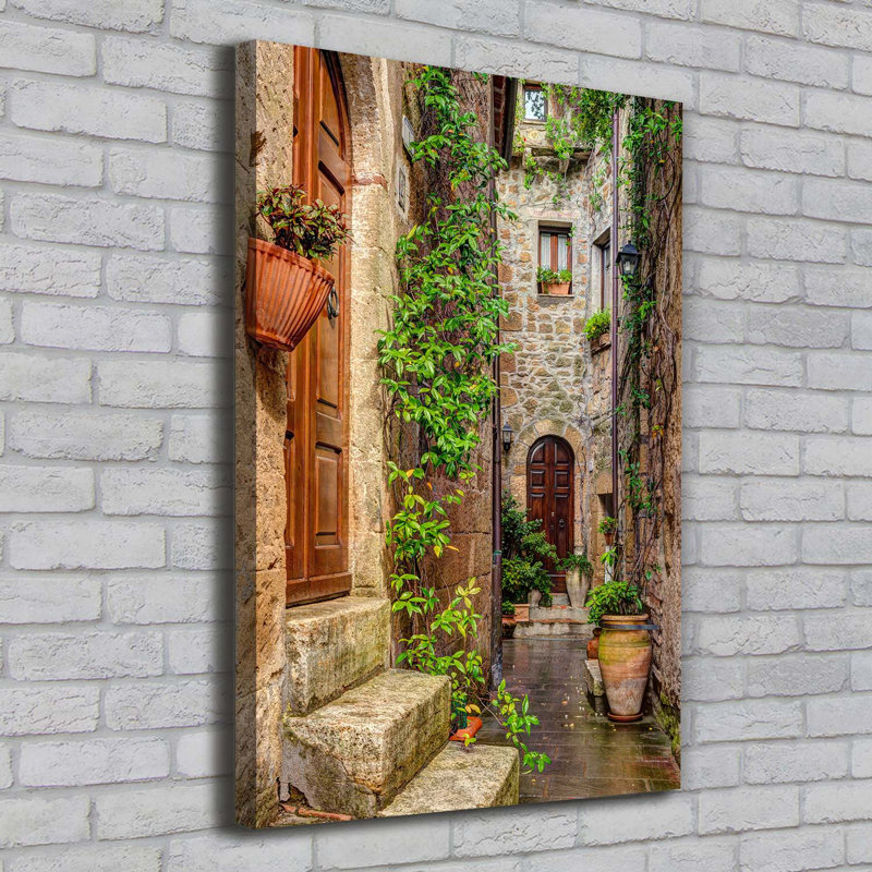 Italian Streets - Wrapped Canvas Print