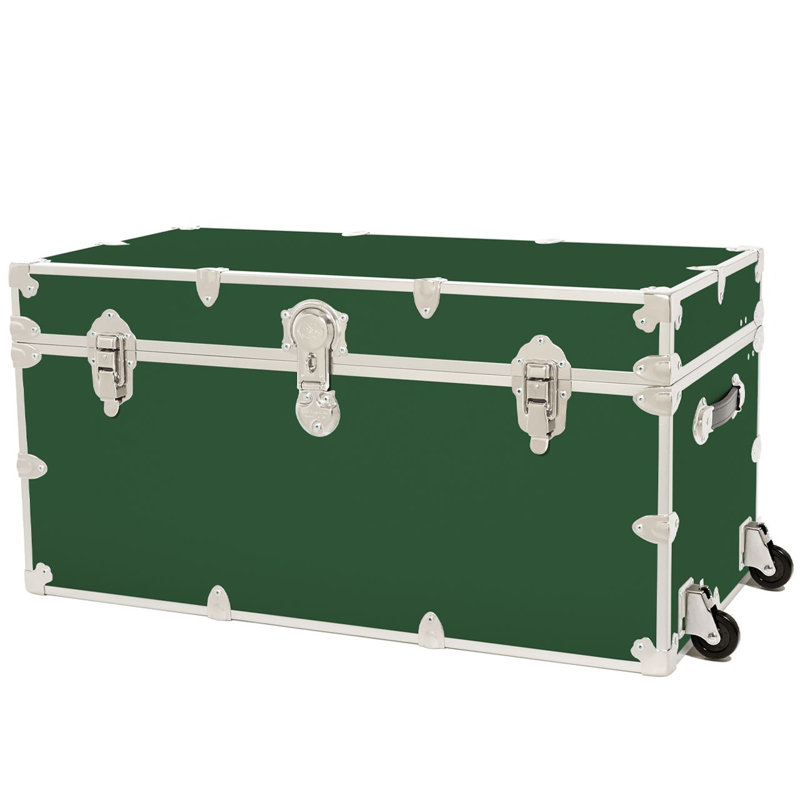 Home storage trunk. Home Storage Trunk, Forest Green