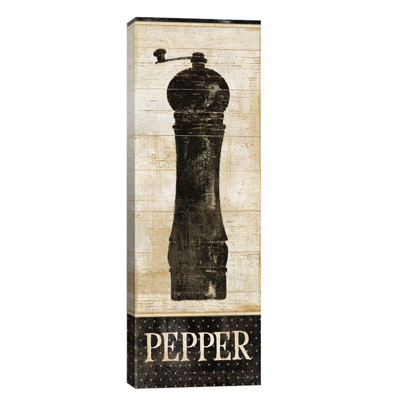 Salt & Pepper II by Daphne Brissonnet - Panoramic Print on Canvas, 152.4 cm H x 50.8 cm W x 1.91 cm D, Wrapped Canvas