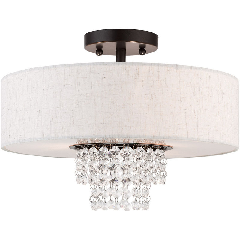 Trexlertown Fabric Semi Flush Mount