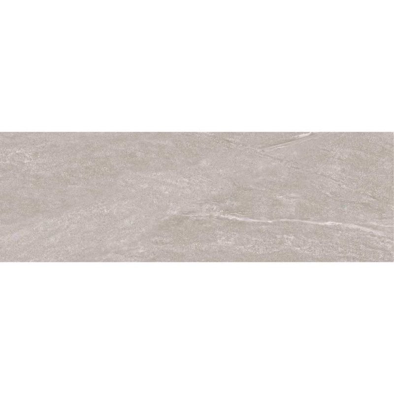 Crete 12'' x 40'' Ceramic Stone Look Wall Tile, Gris