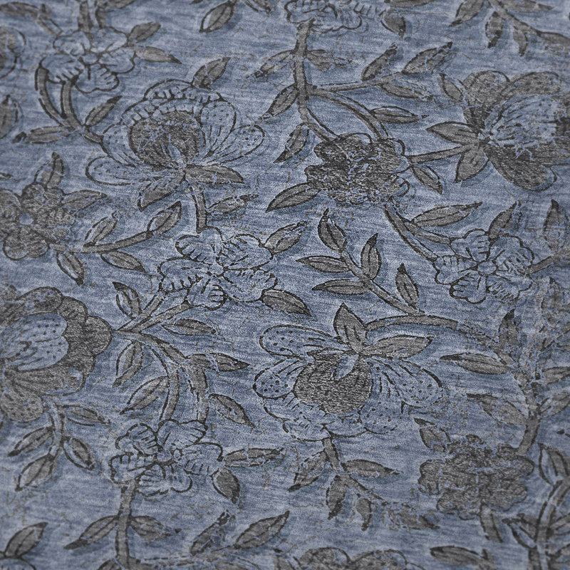Jeté floral Sherpa ASB771 Addison, Blue Floral 2