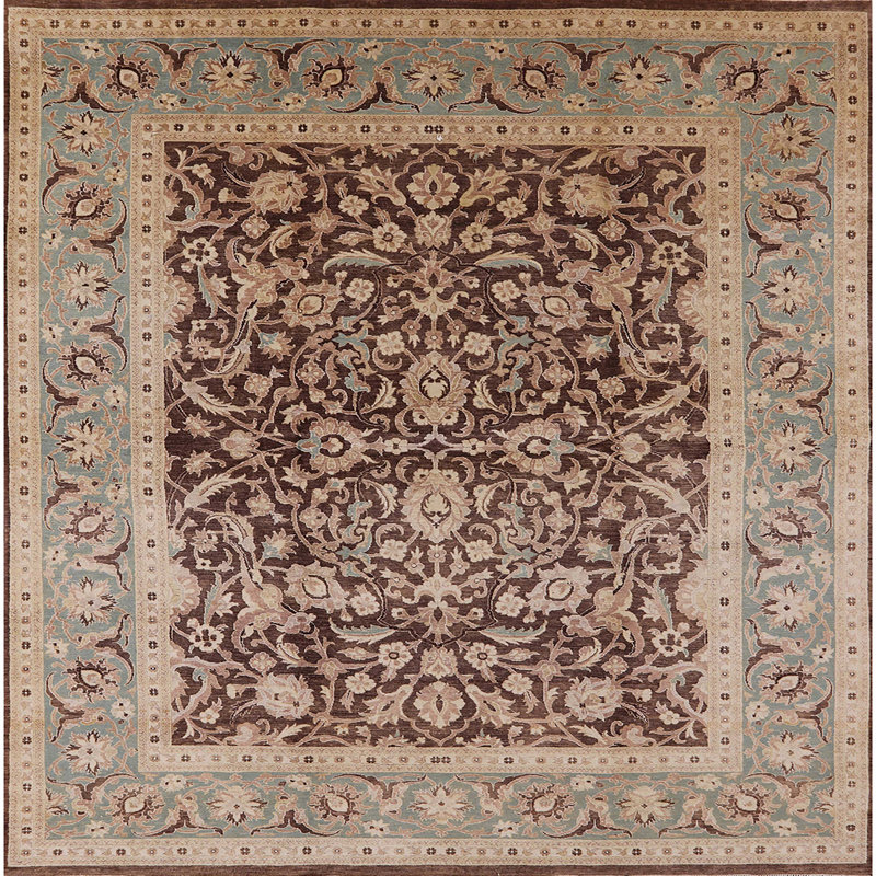 Igourdane Moroccan Indoor Rug, Square 4'