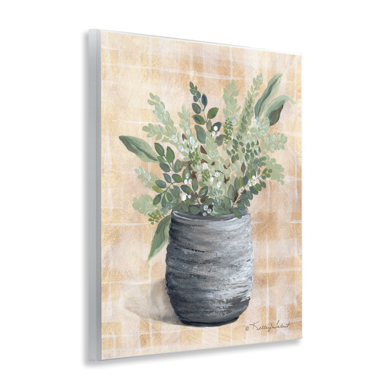 "Botanical Herbs Pottery", art mural par Kelley Talent