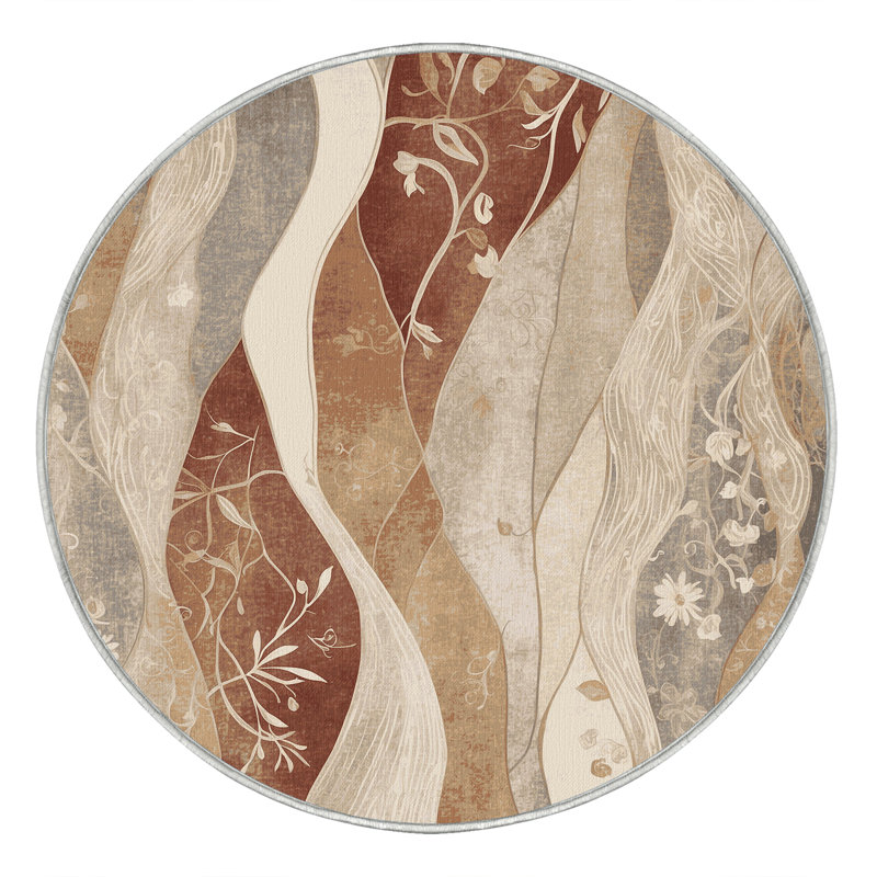 Tapis Sunlit Ripple, Rond 6 pi