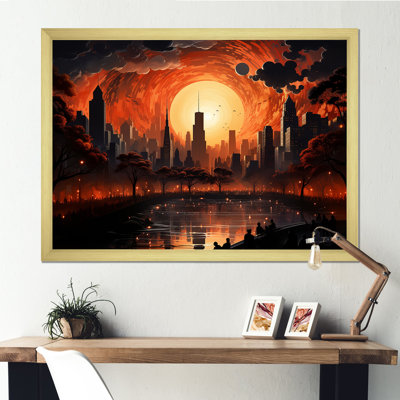 «Nyc Central Park Mystic Sunrise - City New York», art mural
