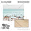 Grace Digital Art Blue Riviera Beach Wood Slat Art-684907416