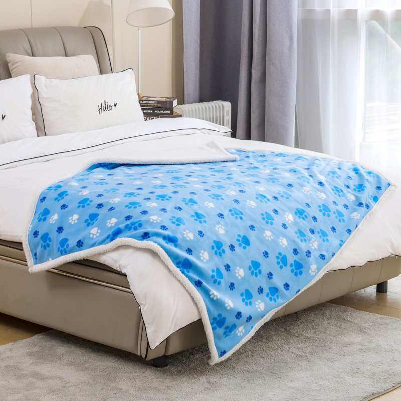 Couverture luxueuse en coton, 57 po x 50 po