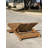 Jess Teak Single Chaise Lounger White Cushions