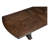 Traditional Dark Oak Extendable Dining Table with Separate Leaf - Seats 8