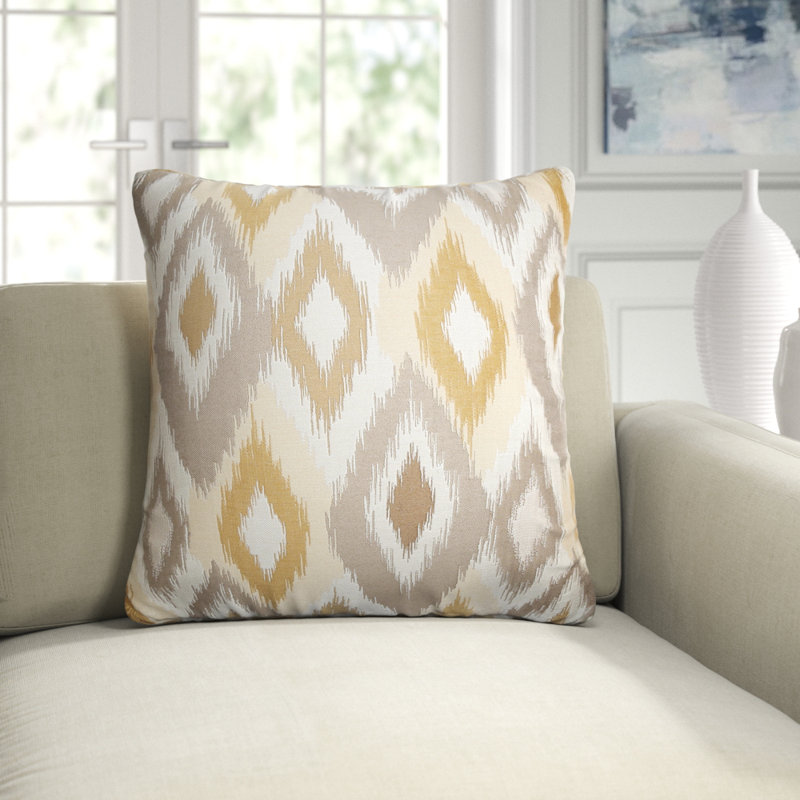 Avila Square Pillow Cover & Insert, Stone, 26" x 26"