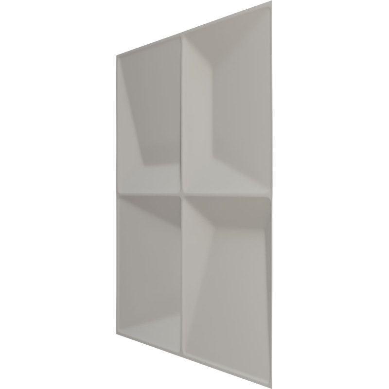 Panneau mural décoratif 3D EnduraWall Tellson, UltraCover Satin Canyon vert (couvre 2,67 pieds carrés)