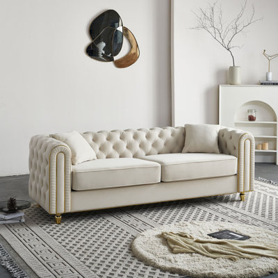 Canapé 86 pièces de luxe moderne capitonné pour le salon