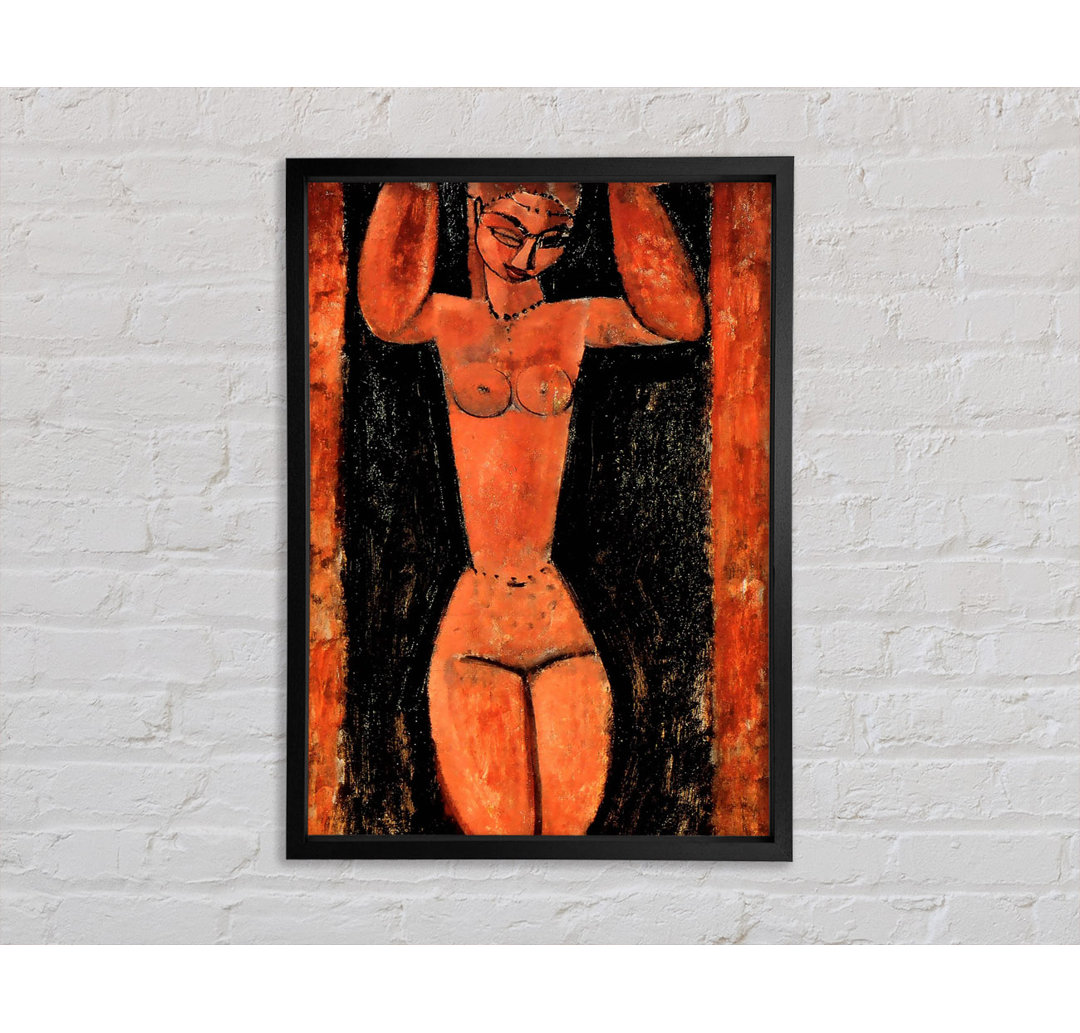 Karyatide 3 von Amedeo Modigliani - Einzelbildrahmen Kunstdrucke auf Leinwand