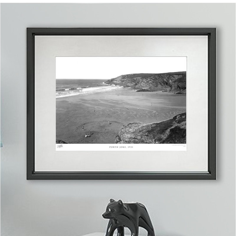 Porth Joke, 1931 - Single Picture Frame Print, 60cm H x 80cm W x 2.3cm D