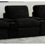 Fauteuil inclinable électrique modulaire Collins brun chocolat-1343197860