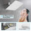 Pomme de douche fixe Rain-90695622