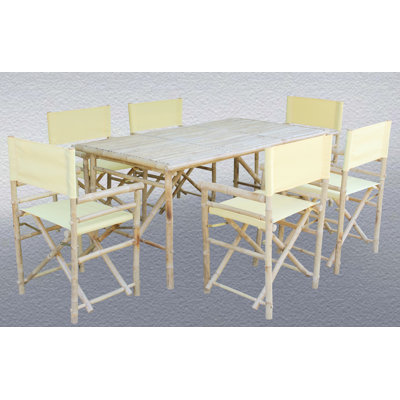 Collin Solid Wood Top Four Leg Dining Set