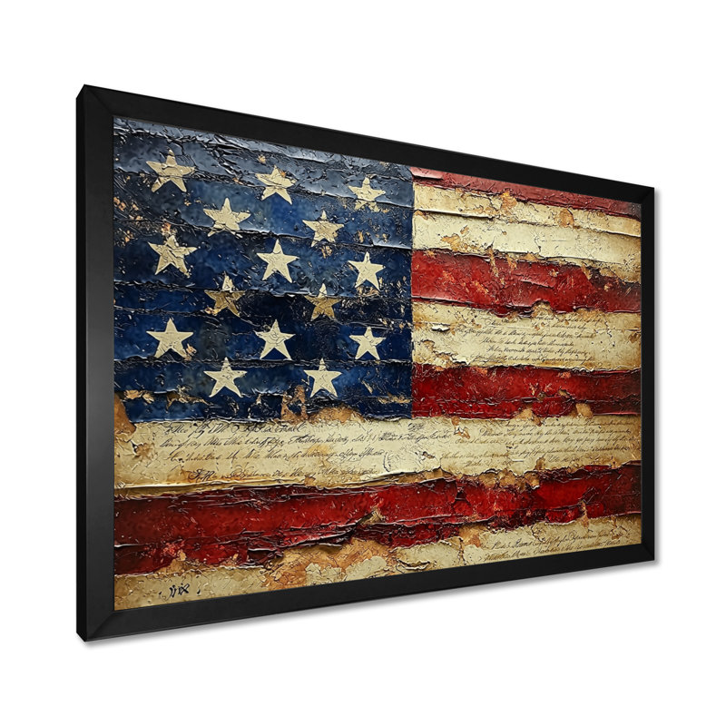 Kymar - USA Patriotist, impressions encadrées, Reproduction encadrée d'une seule photo, Noir, H 12 po x l 20 po