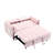 52 "Pink Modern Velvet Sofa-948374460