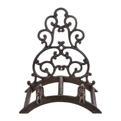 Iron Wall Mounted Coffee Cast Hose Holder