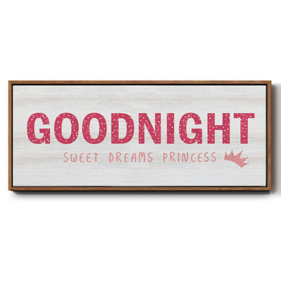 Princess Goodnight- Framed Canvas