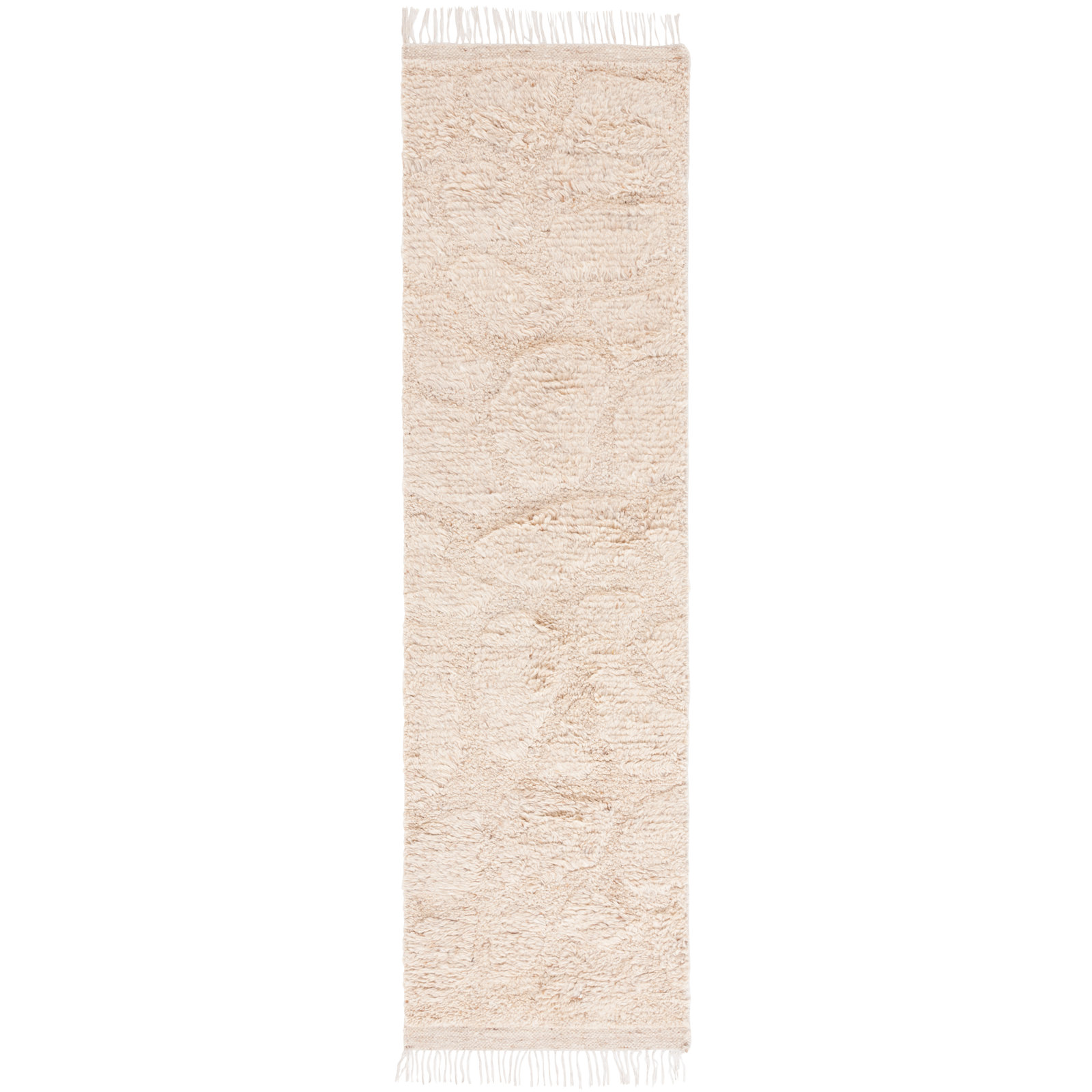 Alexei Handmade Beige Rug, Runner 2'3" x 8'