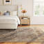Clemente Oriental Machine Woven Polypropylene Area Rug in Tan/Taupe-1425526390