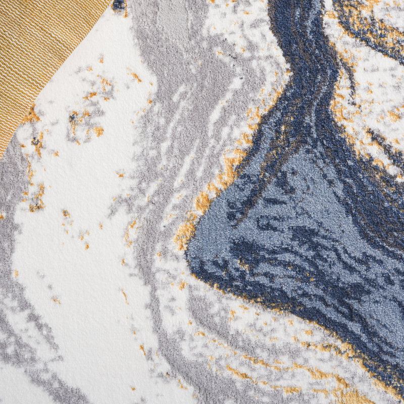 Luigia Performance Performance Abstract Rug, Rectangle 5'3" x 7'6"
