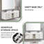 Meuble-lavabo mural 72 po avec lavabo et meuble-lavabo mural-462598160