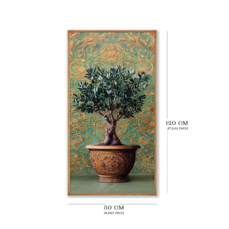 Superbe peinture décorative en panneau de fibres à densité moyenne, 27,6 po x 13 po | Cadre 100% bois massif (épaisseur: 0,8 pouce) | Impression numérique vibrante, parfaite pour la décoration intérieure, le salon et le bureau | Ajout d'art mural élégant