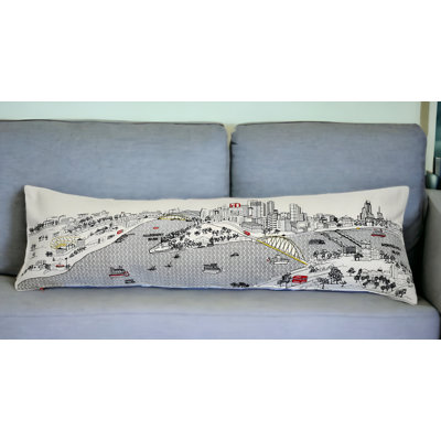 Coussin 45 po White Pittsburgh