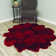 Tapis à motif floral rouge Kunzler