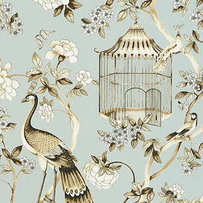 Oiseaux Et Fleurs Wallpaper
