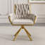 Helmville Tufted Velvet Metal Armchair (1Pcs)-124817109