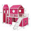 Lit mezzanine simple avec glissade et tour-434105428