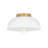 Stu Small Flush Mount Ceiling Light w/ Cased Opal Glass Shade-1771147908
