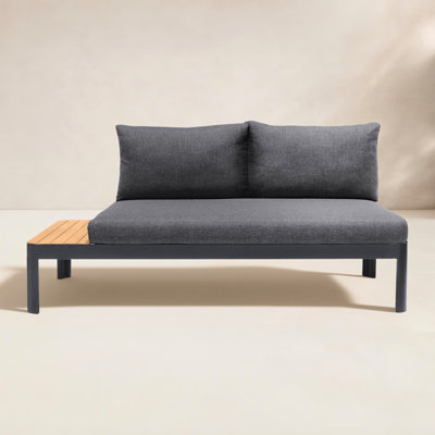 Brix 68" Teak Patio Loveseat