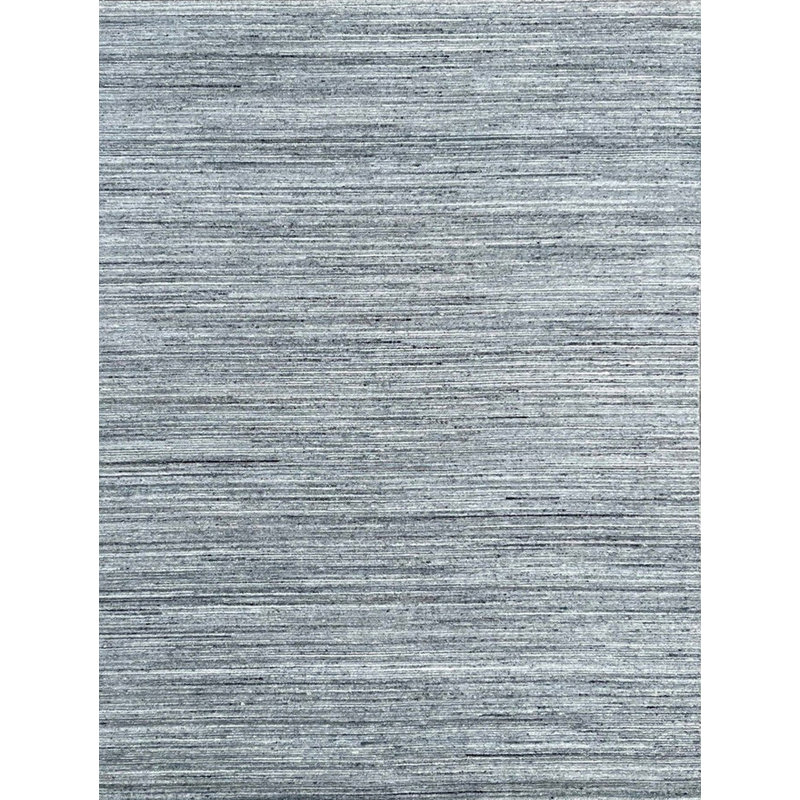 Tapis moderne en laine noué à la main gris clair Lori Baft Gabbeh, Rectangle 6 pi x 9 pi