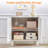 30.7" Retro Carved 2-Door Accent Cabinet