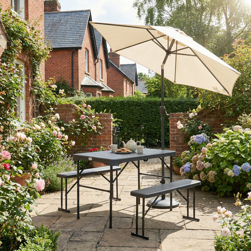 4 - Person Patio Dining Set with Rectangular Table