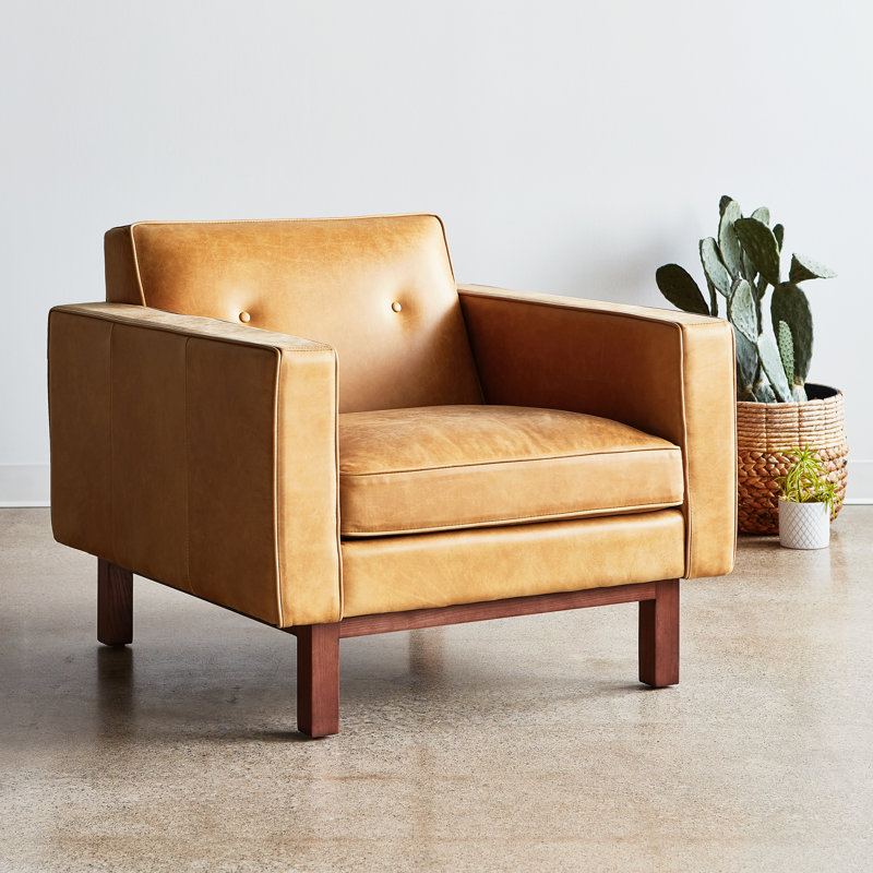 Embassy Chair, Saddle Black Genuine Leather