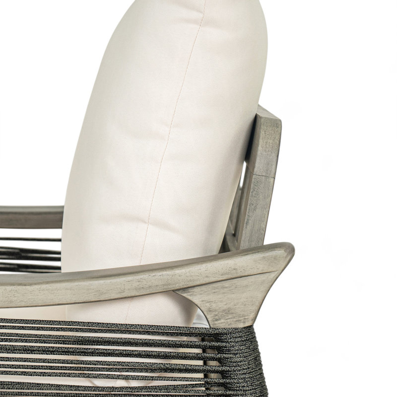Leonel Beautifully Designed Lounge Chair, Gray