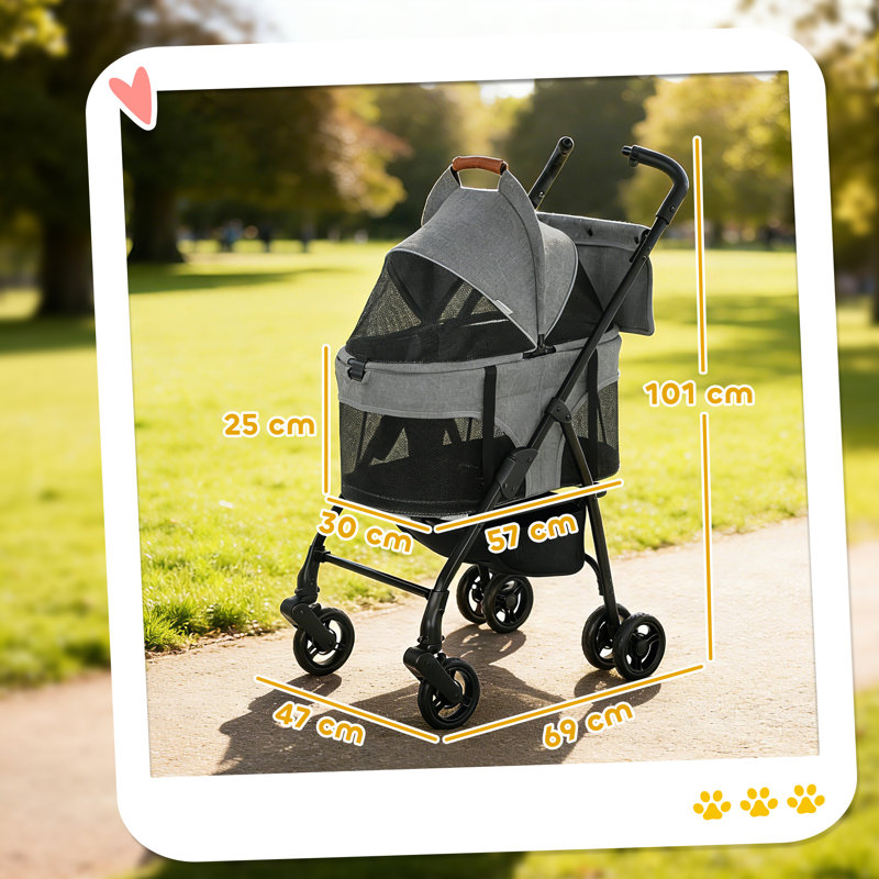 Foldable Pet Stroller