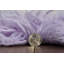 Tapis violet en laine tissé à la main Alamin Flokati-452821401