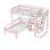 Gunaseelan Twin over Twin 3 Drawer L-Shaped Bunk Bed with Built-in-Desk by Harriet Bee